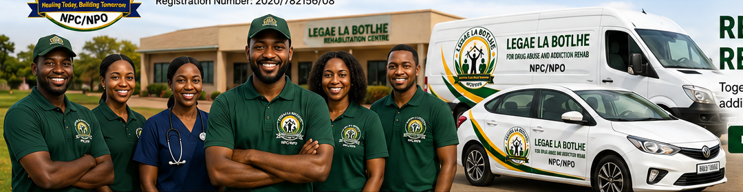 Legae La Botlhe workers, nurse and branded vehicles